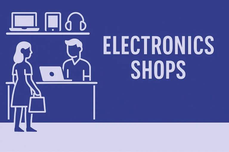 electronics shops