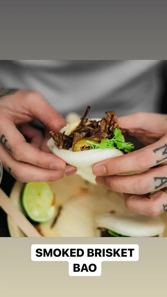 smoked brisket bao