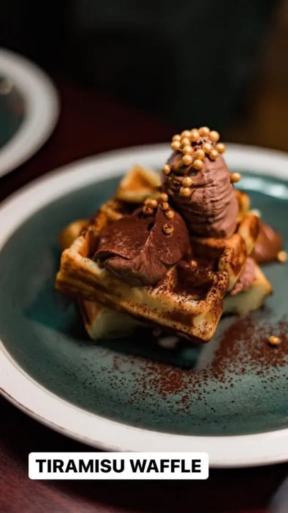 tiramisu waffle