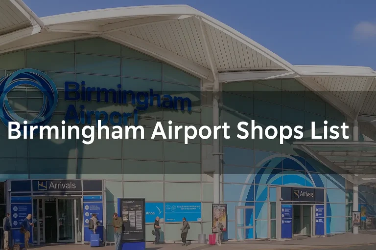 Birmingham Airport Shops Directory
