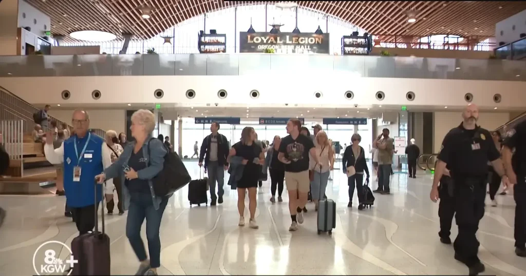 portland international airport view